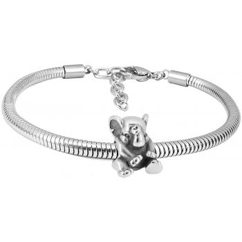 Linda's Jewelry náramek Slon Štěstí chirurgická ocel INR115