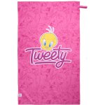 Warner Bros sportovní ručník TWEETY 80 x 130 cm růžová – Sleviste.cz