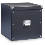 ZELLER Box pro skladování 34 x 33 x 32 cm barva černá – Zboží Dáma