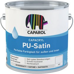 Caparol Capacryl PU Satin 0,7 l bílá
