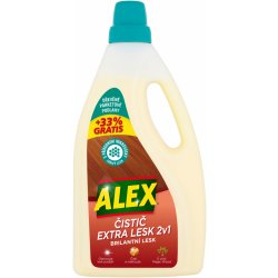 Alex 2v1 čistič a leštěnka dřevo, parkety 750 ml