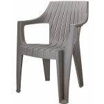 Mega Plast Zahradní křeslo MODENA tmavě šedá 84 x 50 x 60 cm – Hledejceny.cz