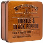 Scottish Fine Soaps mýdlo v plechu Černý pepř a ostropestřec 100 g – Zboží Dáma