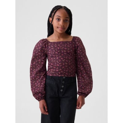 GAP dětský květovaný crop top červená – Hledejceny.cz