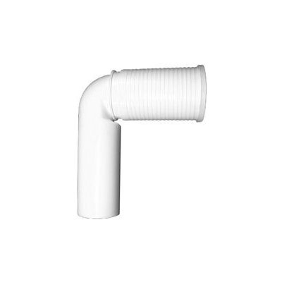 HL Napojovací koleno pro záchodovou mísu, DN110, možnost zkrácení přítokové trubky - HL224.WE – Zboží Mobilmania