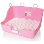 Tommi Toaleta pro králíky a fretky s roštem 28 x 21 x 16 cm – Zboží Mobilmania