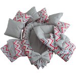 BabyTýpka Výbavička Cikcak Red Grey – Hledejceny.cz