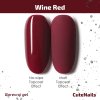 UV gel CuteNails UV Gel True Color Wine Red 8 ml