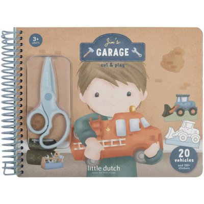 Little Dutch Little Dutch Kniha s vystřihovacími auty Jim – Hledejceny.cz