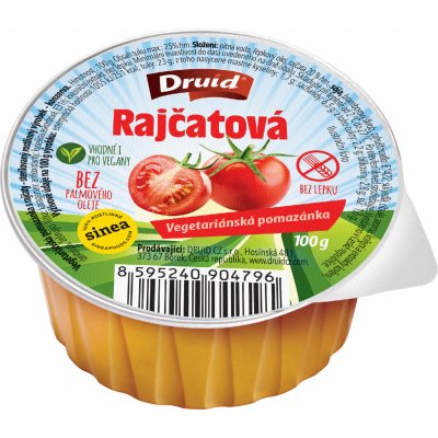 Druid Veganská pomazánka s rajčaty 100 g – Zbozi.Blesk.cz