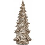 Clayre & Eef Dekorace vánoční perníkový stromek Gingerbread Tree - 12*12*25 cm – Hledejceny.cz