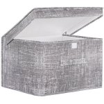 Springos Úložný box 40x30x25 cm HA3045 šedý – Zboží Dáma