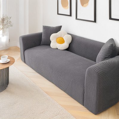 Takoy Potah na křeslo vzor pruhovaný tmavě šedý – Zboží Dáma