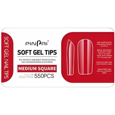 PinPai Gelové tipy Medium square 550 ks – Hledejceny.cz