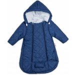 Kombinézka s kapuci do autosedačky kočárku Lux Baby Nellys ®prošívaná granát – Zboží Dáma