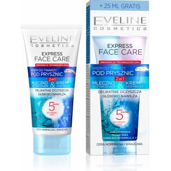 Eveline Cosmetics Express Face Care krém na obličej do sprchy 2v1 100 ml