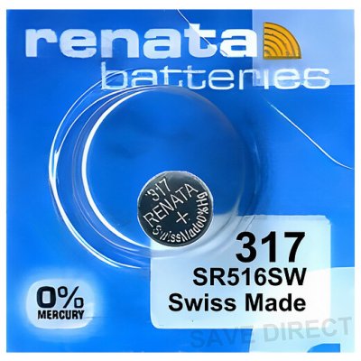 Renata 317 1 ks, silver oxide AARE011 – Zboží Mobilmania