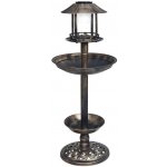 VidaXL Dekorativní pítko pro ptáčky se solárními LED světly plast 11461.48221 – Hledejceny.cz