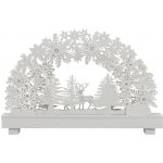 Fééric Lights and Christmas Světelná dekorace z překližky scéna se soby – Hledejceny.cz