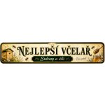 Bezvadary.cz | Dárková značka pro včelaře s vlastním textem 30x6,3 cm / PVC plast 3mm / bez přísavek zd7 – Hledejceny.cz