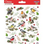 Global Gift Samolepky vánoční CLS 212037 Birds 526668 – Hledejceny.cz