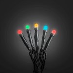 Konstsmide LED světelný řetěz 80 barevných LED Černý kabel 2,264 cm – Hledejceny.cz