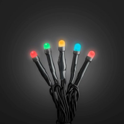 Konstsmide LED světelný řetěz 80 barevných LED Černý kabel 2,264 cm – Hledejceny.cz