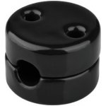 Elhard Držák na kabel, nástěnný Retro Keramik, 28x18mm, černý KP1003B – Sleviste.cz