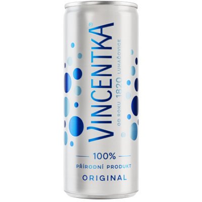 VINCENTKA přírodní minerální voda 250 ml