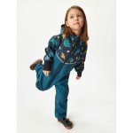 Unuo Batolecí softshellová kombinéza s fleecem Mini Kobaltová Dinosauři – Zboží Dáma