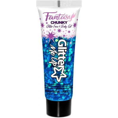 PaintGlow Glitrový Gel Mermazing Fantasy modrý Chunky 12 ml – Zboží Dáma