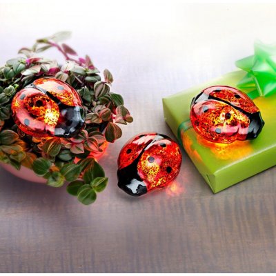 Weltbild LED Skleněná beruška pro štěstí, 3 ks – Sleviste.cz