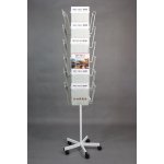 Drátěné-stojany.cz Otočný stojan na prospekty na 24 ks A4 – Zbozi.Blesk.cz