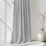 Goldea závěs ze lněné směsi - šedý 280x145 cm – Hledejceny.cz