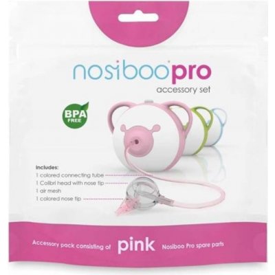 Nosiboo Sada Doplňků k Nosní Odsávačce Pink – Zboží Dáma