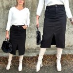 Denim Ease dlouhá džínová sukně černá – Hledejceny.cz