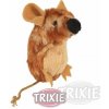 Trixie Stojící pískací plyšová myš s catnipem 8cm