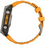 Garmin Fenix 8 AMOLED 47mm Sapphire Titanium Graphite/Orange 010-02904-11 – Zboží Živě