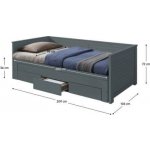 Kondela GORETA rozkládací šedá – Zbozi.Blesk.cz