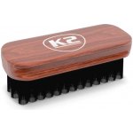 K2 Dřevěný univerzální kartáč na čištění kůže, textilu, gumy - K2 Auron Brush G450 – Zboží Mobilmania