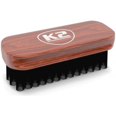 K2 Dřevěný univerzální kartáč na čištění kůže, textilu, gumy - K2 Auron Brush G450 – Zboží Mobilmania