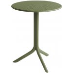 NARDI Zelený plastový zahradní stolek Step 60,5 cm – Sleviste.cz