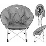 Cestovní židle s opěrkou zad Nils Camp NC3070 odstíny šedé – Zboží Mobilmania