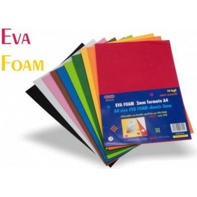 Mosguma Pěnová guma EVA FOAM 2mm,A4,10ks