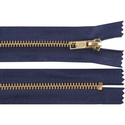 Kovový zip No 5 délka 10 cm (jeansový) Varianta: 330 modrá tmavá, Balení: 1 ks – Hledejceny.cz