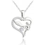 Minet Stříbrný anděl se zirkonem v srdíčku JMAN0385SN45 – Zboží Dáma Minet Stříbrný anděl se zirkonem v srdíčku JMAN0385SN45 – Zboží Dáma