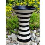 Dekorativní váza velká (pruhy, 25 cm) – Hledejceny.cz