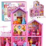 Woopie Domeček pro panenky Mega Villa LOVELY HOUSE 194 el. – Hledejceny.cz