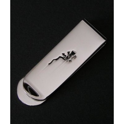 Spona na peníze Ocelová ještěrka – Zboží Dáma