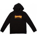 Thrasher Flame Hood mikina black